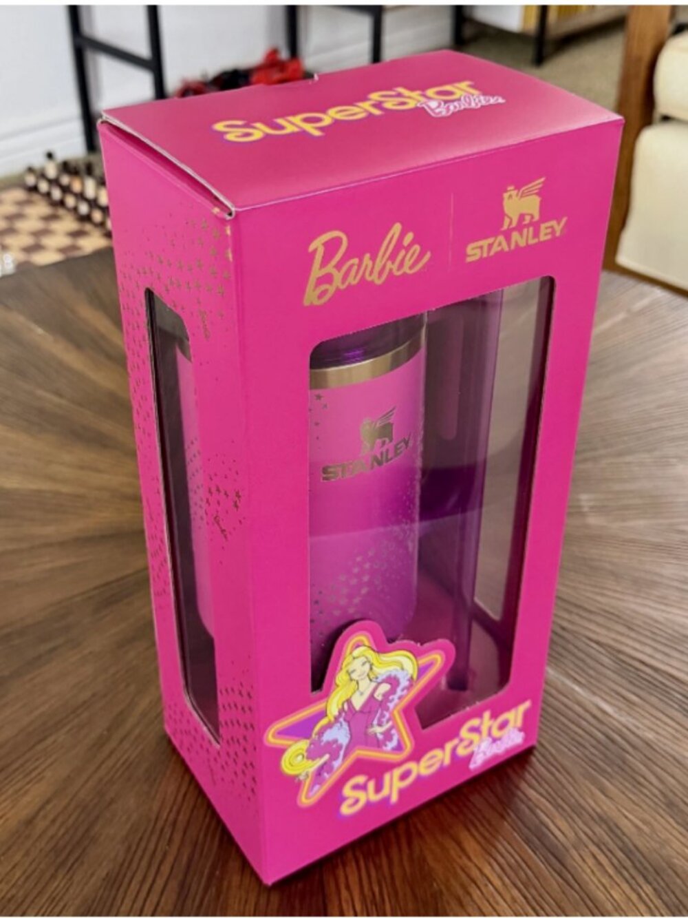 Barbie x Stanley 70’s SUPERSTAR Tumbler 40 oz Quencher Limited Edition